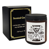 So Many Books So Little Time Scented Candles, Book Lovers' Gifts
