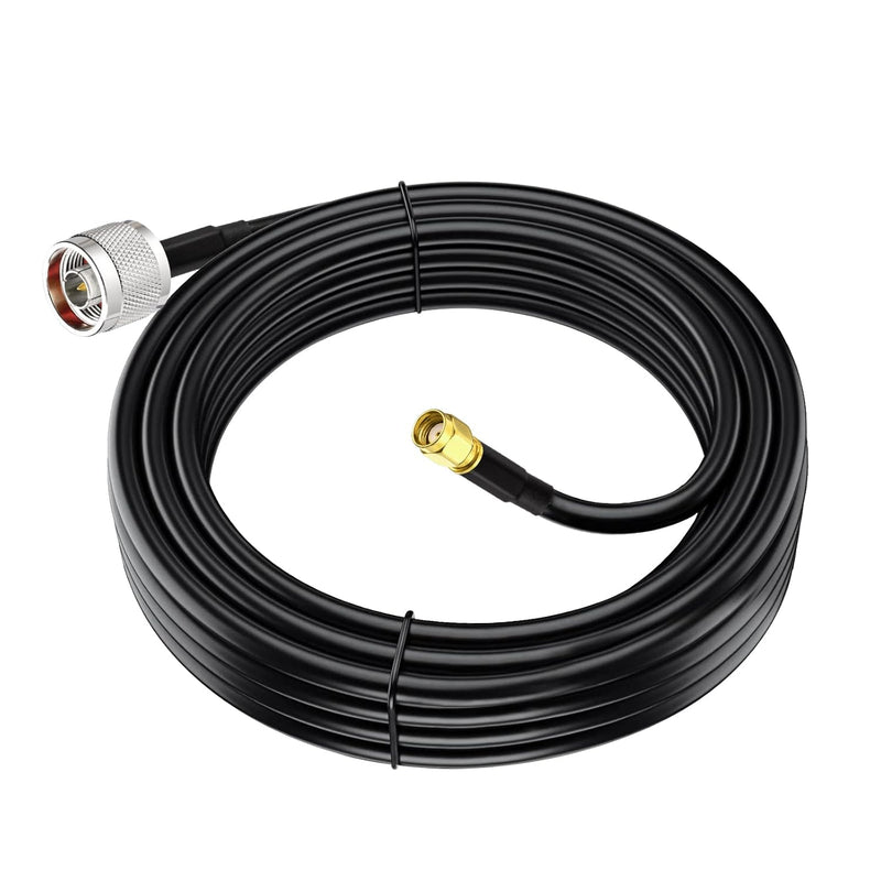 N Male To Rp-Sma Male Cable Ksr240 Low Loss Extension Cable 10Ft For Outdoor Y