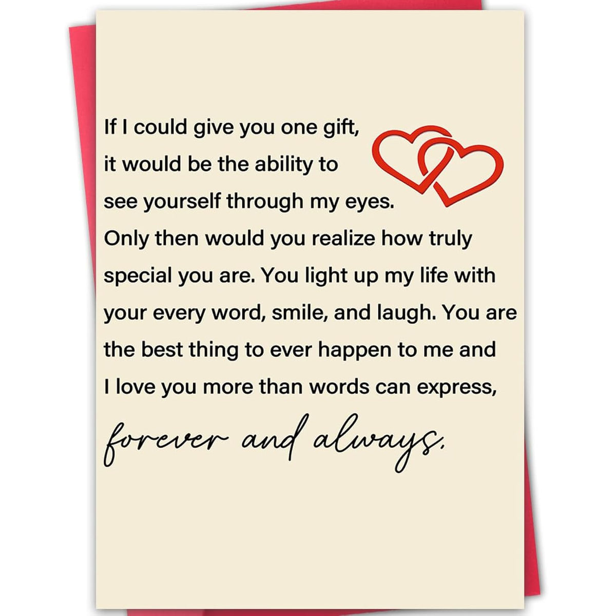 Romantic Valentines Day Card For Wife Husband Boyfriend Girlfriend, Funny Valentines Day Gifts For Him Her