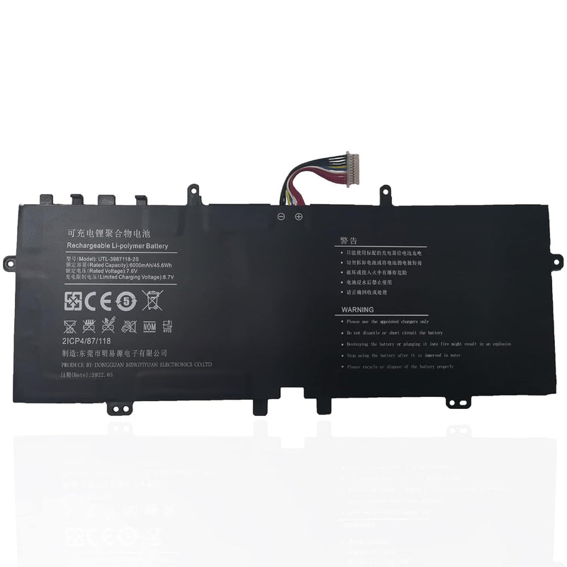 Utl-3987118-2S New Battery Replacement For Utl-3987118-2S Hasee X3 G1 X3 D1 Se