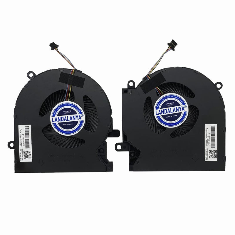 Replacement New Laptop Cpu+Gpu Cooling Fan For Hp Omen 15-Ek 15-En Tpn-Q236 15