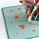 You Put The Grand In Grandma Mother’S Day Pop-Up Card, 5 X 7, Mother'S Day Gift For Grandmother, Pop-Up Flower Basket