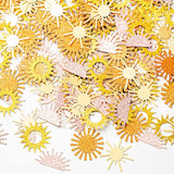 240pcs Boho Sun Confetti – Retro Baby Shower & Birthday Table Decor