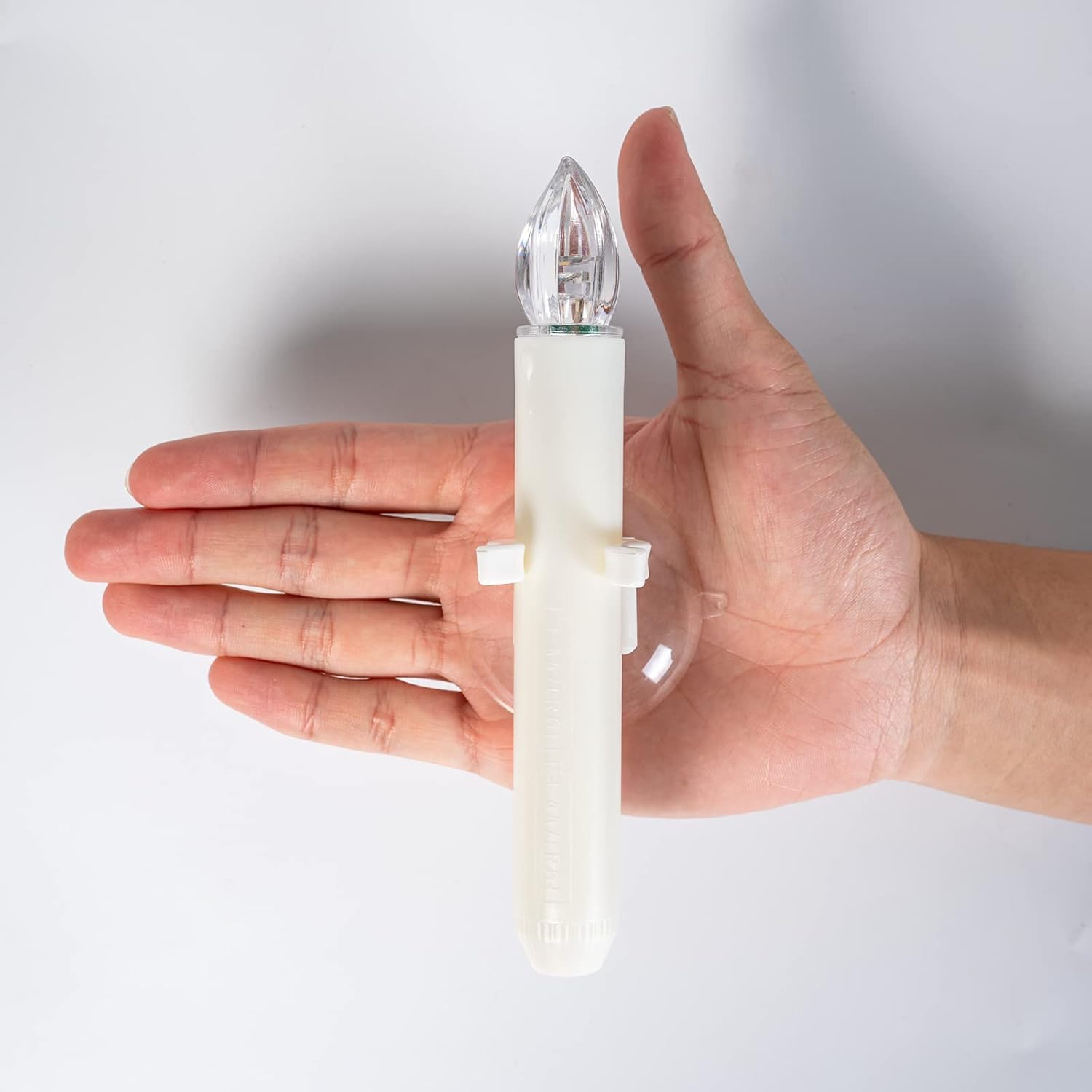 12Pcs Christmas Led Window Candles With 6H Timer, 2X Brighter Flameless Taper Candle With Suction Cups Battery Operated For Window, Flickering Candlesticks For Christmas Home Wedding Decor