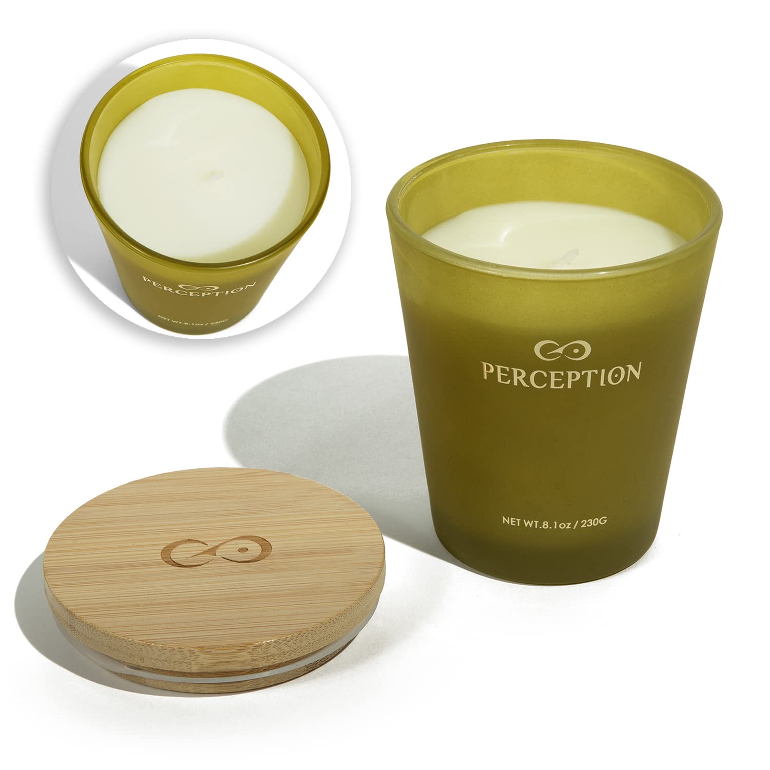 Luxury Scented Candle | Bamboo Jasmine | Hand Poured Soy Wax Candle With Gift Box | Elegant Fragrances | 50 Hour Burn Time (8.1 Oz)