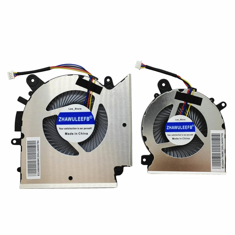 Replacement New Laptop Cpu+Gpu Cooling Fan For Msi Gf76 Gf66 Paad06015Sl N460