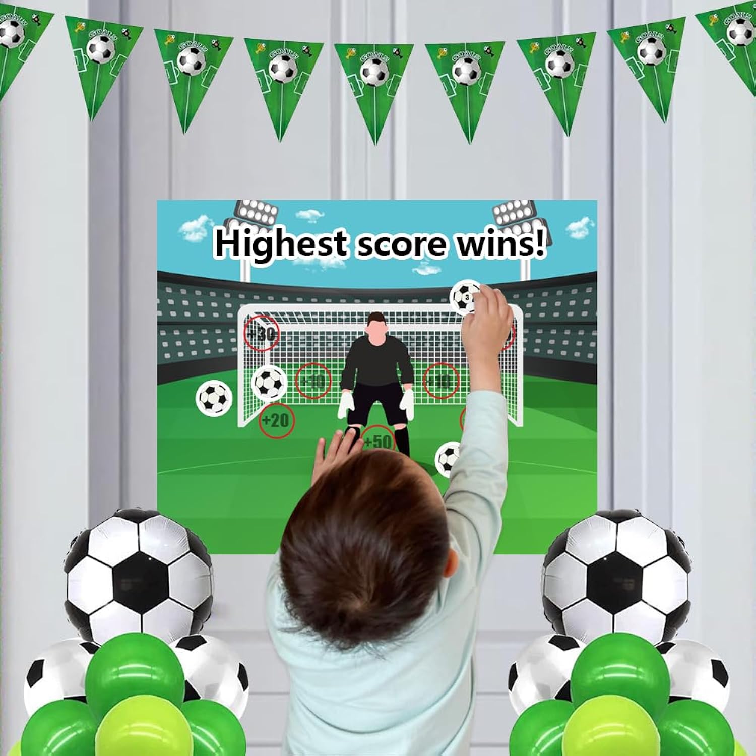 Soccer Birthday Party Games, Pin The Soccer On The Goal Kids Party Games For Boys Football Soccer Birthday Party Decorations Favors Supplies Classroom Activities For Boy