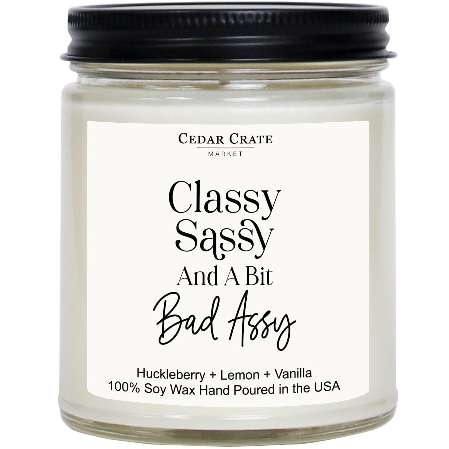 - Funny Candles For Women Adult Humor - Classy Sassy - Best Friend Birthday Gift For Who Have Everything, Retirement, Woman Coworker, Girlfriend, 100% Soy Wax, Handmade In Usa