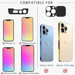 2-Pack Privacy Covers for iPhone 13 Pro/Max, Protects Camera & Face ID