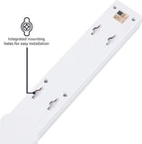 6 Outlet Surge Protector Power Strip 790 Joules 6FT Extension Cord with Circuit Breaker White
