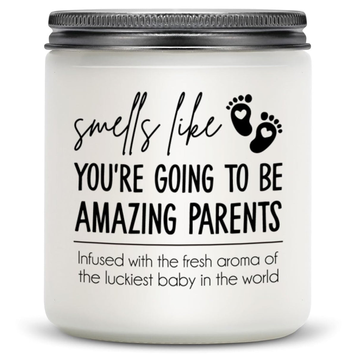 New Parents Gifts For Couples New Mom Dad - Pregnancy For Expecting Mom - Gender Reveal Gifts Expecting Parents To Be Unique - Scented Candles Lavender