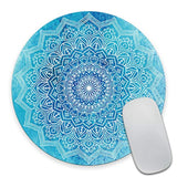Watercolor Mandala Mouse Pad Round Mat Size 7.9 X 7.9 X 0.12 Inch