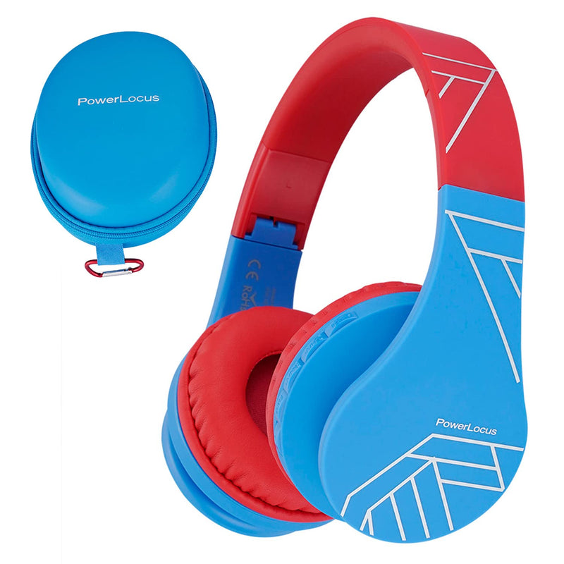 PowerLocus Bluetooth Headphones for Kids, Wireless Foldable Headphones Over Ea