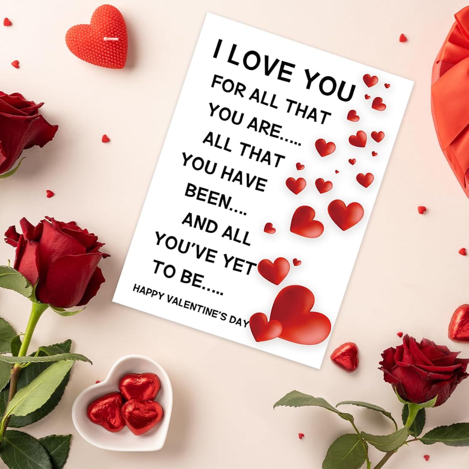 Valentines Day Card For Him Her, Romantic Valentines Day Card For Husband Wife, Valentine'S Day Gift For Boyfriend Girlfriend