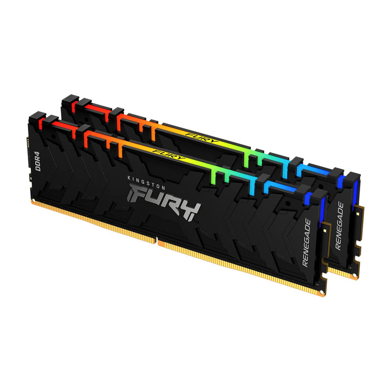 Fury Renegade Rgb 16 Gb (2 X 8 Gb) 3200 Mhz Ddr4 Cl16 Desktop Memory Kit Of 2