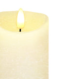 Flameless Candles, Battery Operated Led Lights Candle 3 Pack, Christmas Decorations Home Decor, Flickering Light White Pillar Candles With Real Wax Remote Control Timer. 3X3, 3X4, 3X5 Inches, White