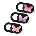 3-Pack Ultra Thin Butterfly Camera Cover for Laptop, Smartphone, Tablet, PC