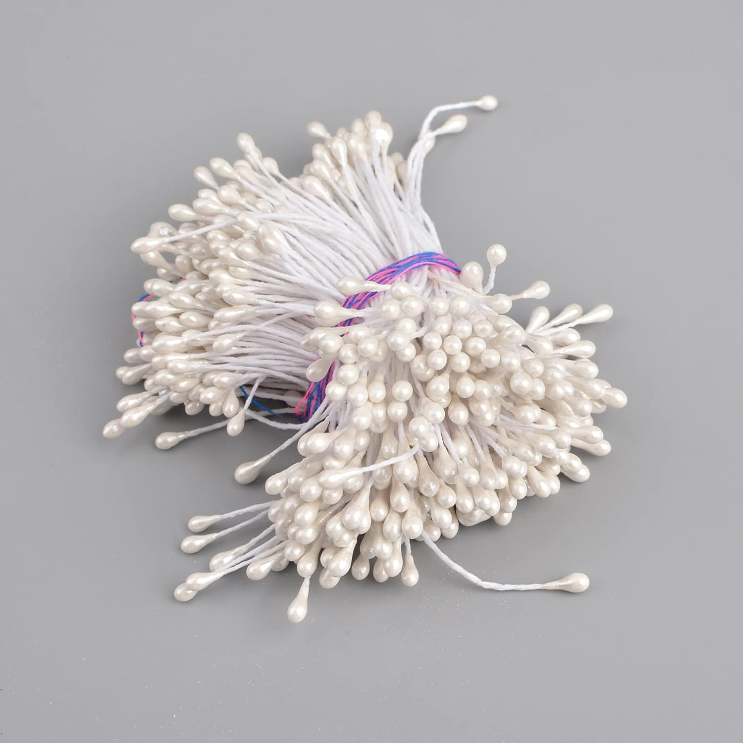 Stamens For Crafts, 1800 Pcs Stamens For Artificial Flowers Diy Wedding Party Home Scrapbook Decoration,White