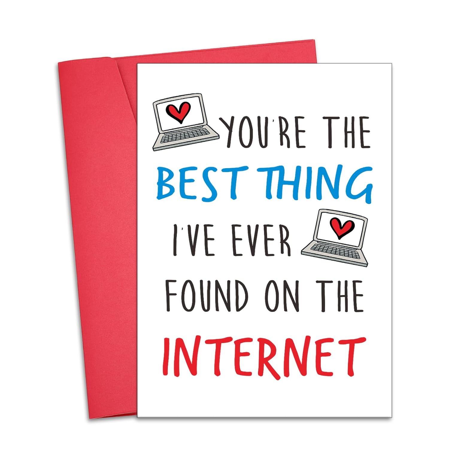 Valentines Day Card For Him Her, Anniversary Card To Husband Wife, Valentines Day Cards Gifts , Long Distances Relationship Gift For Boyfriend Girlfriend, Sweetest Day Card Cute Sentimental Gifts