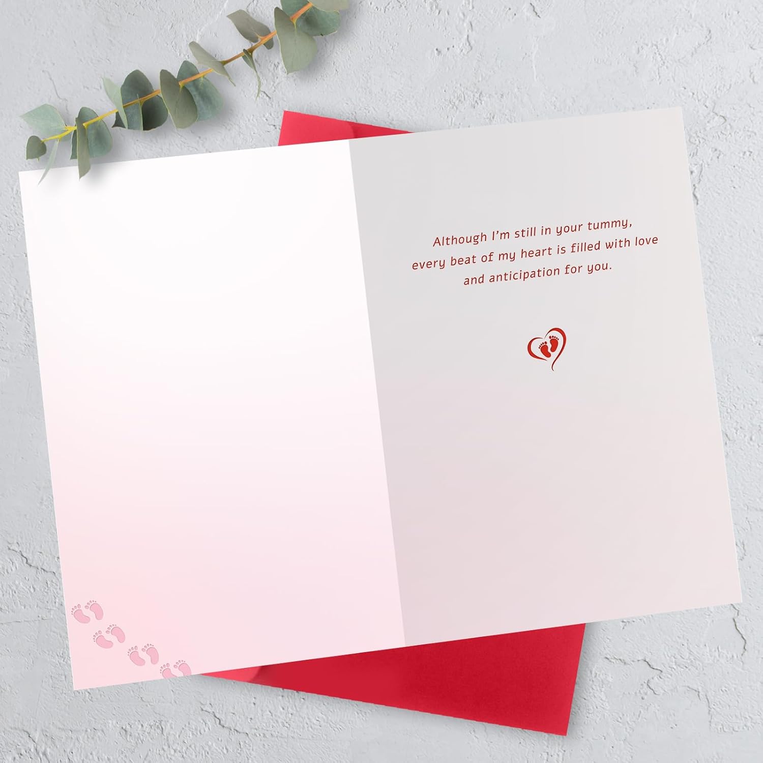 First Mothers Day Gifts For New Mom, Happy 1St Mothers Day Gifts Card From Baby, Pregnancy Gift Card For Expecting Mom First Time Moms Mother, To Be Mommy