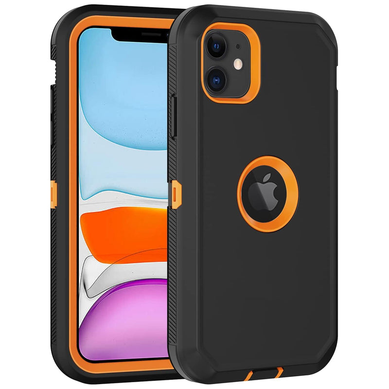 for iPhone 11 Case, with Built in Screen Protector Heavy Duty Drop Protection, Full Body Rugged Shockproof Dust Proof 3