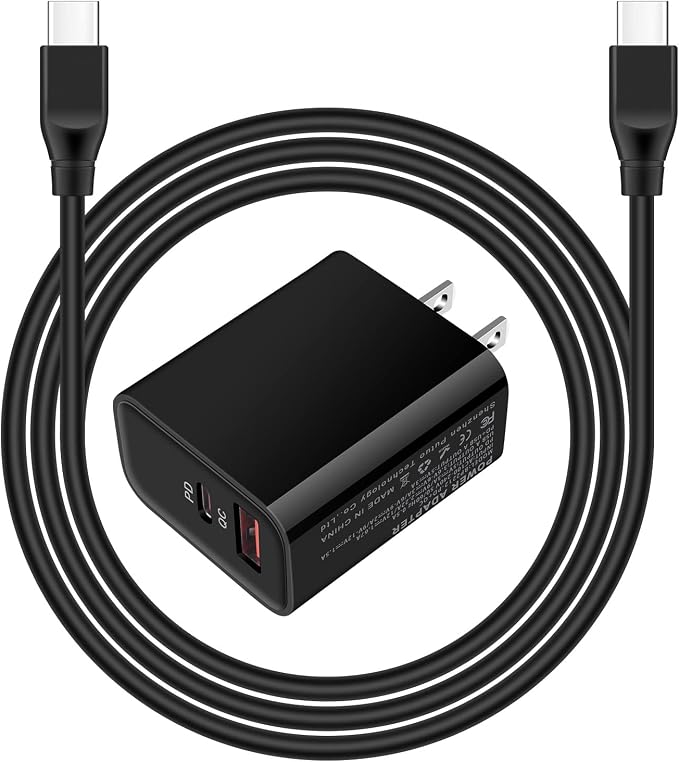 20W USB C Fast Charger with USB C Cable for Moto G Power G Stylus Edge One 5G Fast Wall Charger