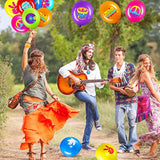 40 Pack 60'S Hippie Balloons Party Decorations, 12 Inch Retro Flower Groovy Party Power Peace Sign Latex Tie Dye Balloons For 60S 70S Groovy Woodstock Supplies