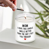 Funny Christmas Gifts For Mom Mother In Law Gifts For Women Who Have Everything, Holiday Presents Christmas Gift For Mom From Daughter Or Son, Unique Holiday Gift For Moms 2025, 100% Soy Wax Candle