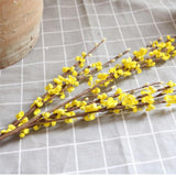 8 Pcs 29.5“ Long Artificial Jasmine Flowers Tall Fake Flower Bouquet Faux Jasmine Plants Dry Branches For Wedding Home Party Office Party Diy Decor (Yellow), -100882