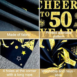 50Th Birthday/Anniversary/Wedding Decorations For Women Men, Cheers To