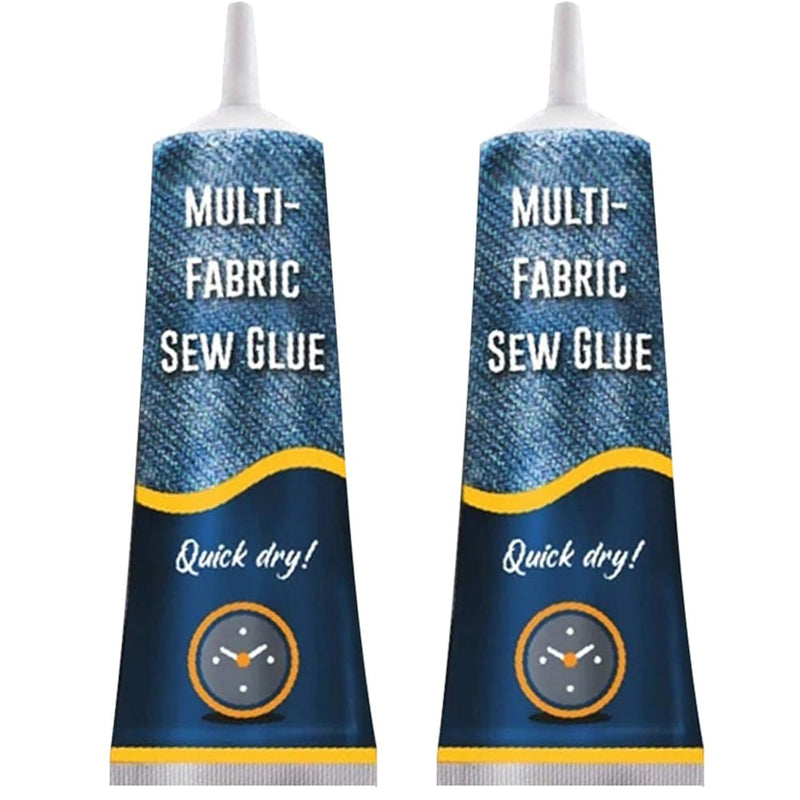 Stitch Liquid Multi-Use Fabric Adhere Fast Tack Dry Sew Glue Jeans Clothing Le