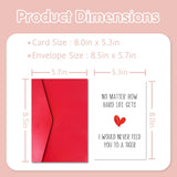 Funny Anniversary Or Birthday Card For Husband Dad, The Best Husband And Dad, 8 In X 5.3 In Starry Sparkly Greeting Card With Red Envelope And Sticker