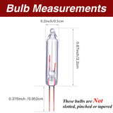 1600 Pieces 2.5 Volt Mini Christmas Replacement Light Bulbs For Christmas Trees Light Decoration Supplies, 0.17 Ampere,