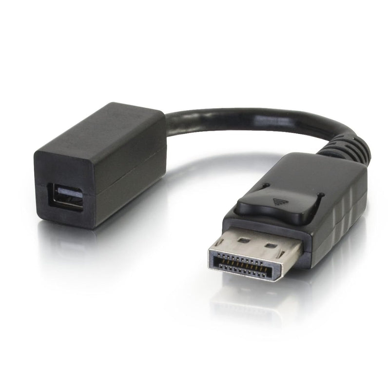 Mini Display Port Adapter, Male To Female, Black, Cables To Go 18412