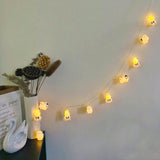 Cute Cow Night Light Farmhouse Animal Milk Cow String Light Battery Powered 3M 20Leds Decor Fairy Light For Boys Girls B