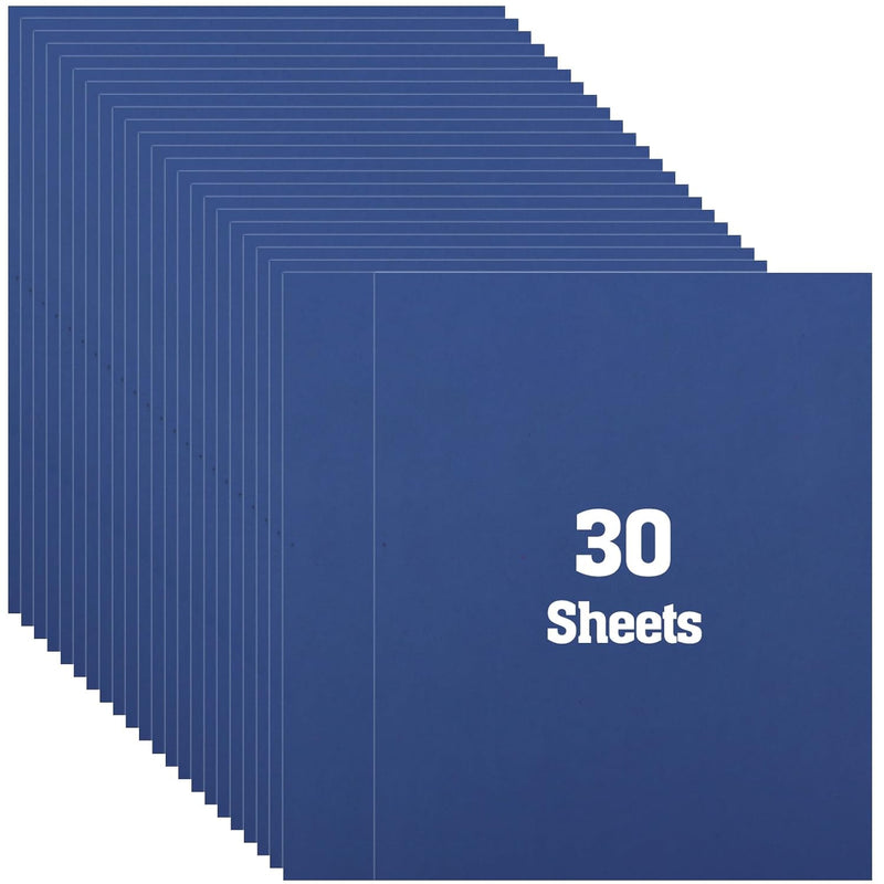 30 Sheets Navy Cardstock 8.5 X 11, 250Gsm/92Lb Thick Navy Paper For Di