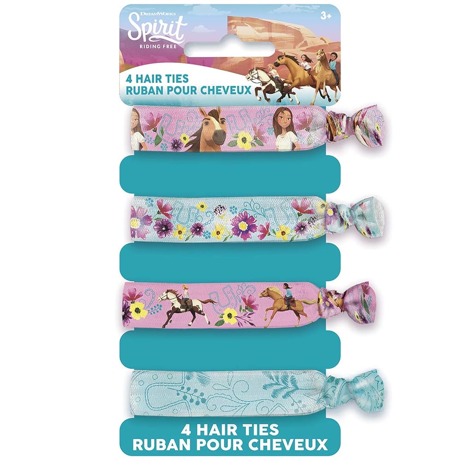 Spirit Riding Free Hair Ties - One Size, 4 Pcs