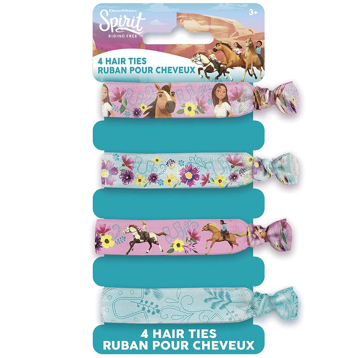 Spirit Riding Free Hair Ties - One Size, 4 Pcs