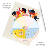 SANTORO Pirouette - 3D Pop Up Birthday Card - Girls Just Wanna Have Fun - Bridesmaid Proposal, Dancing Collectable Card - Birthday Gift, Celebration Card - For Her, For Best Friend, For Mom, For Sister, For Bride