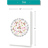 Cute Proud Of You Card For Best Friend Doctor Nurse Him Her, Graduation Card For Daughter Granddaughter Niece Friend, Mothers Day Gift For Mom Stepmom, Affirmation Gift For Coworker Teacher