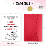 Funny Valentines Day Card For Women, Naughty Valentines Gifts For Wife Girlfriend,Love Anniversary Card,Valentines Day Card With Envelope
