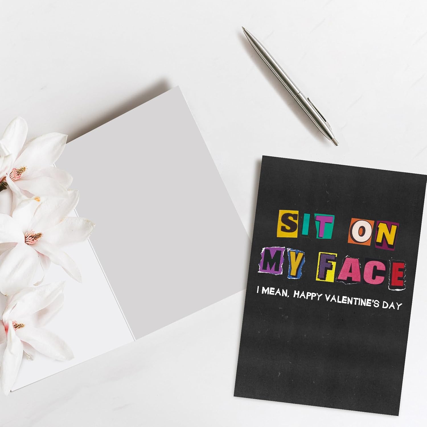 Dirty Valentine'S Day Card For Her, Naughty Valentines Day Card For Wife Girlfriend, Funny Valentines Day Card For Women, Sit On My Face Vday Card