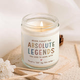 Funny Farewell Gifts For Coworkers- Handmade Lavender Soy Wax Candle- Leaving Job, Goodbye, Going Away Gifts For Coworkers Women, Boss, Work Bestie, Friend, Retirement Candle(7Oz)