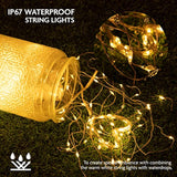 12 Pack Fairy Lights Battery Operated String Lights, 7Ft 20 Led Fairy String Lights, Waterproof Copper Wire Firefly Star