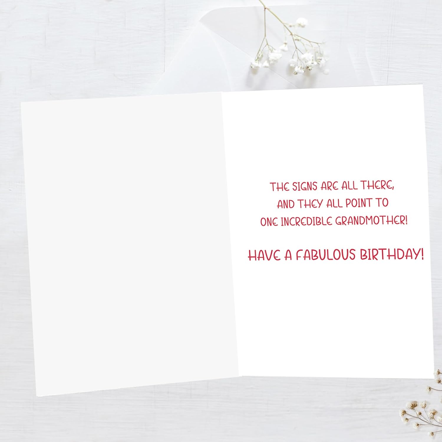 Grandma Birthday Card | Happy Birthday Grandmother Gifts Cards Form Grandchildren