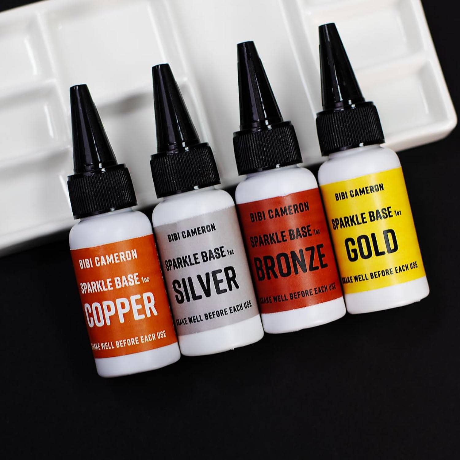 Intense Liquid Colors By Bibi Cameron (Sparkle Base - 4 Pack)