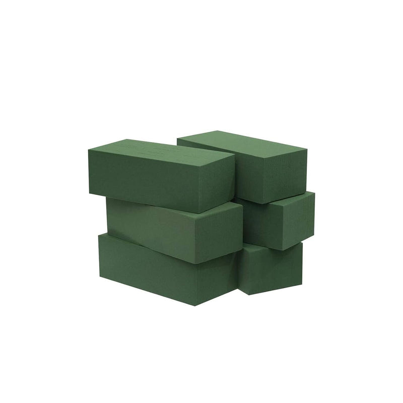 6Pc Wet Fresh Floral Foam Blocks Green Florist Foam Bricks For Spring Fresh Fl