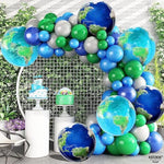 , Globe Balloons For Globe Decorations - Big 22 Inch, Pack Of 6 | Earth Balloon For Around The World Decorations | World Balloons For Bon Voyage Party Decor, Travel Party Decor