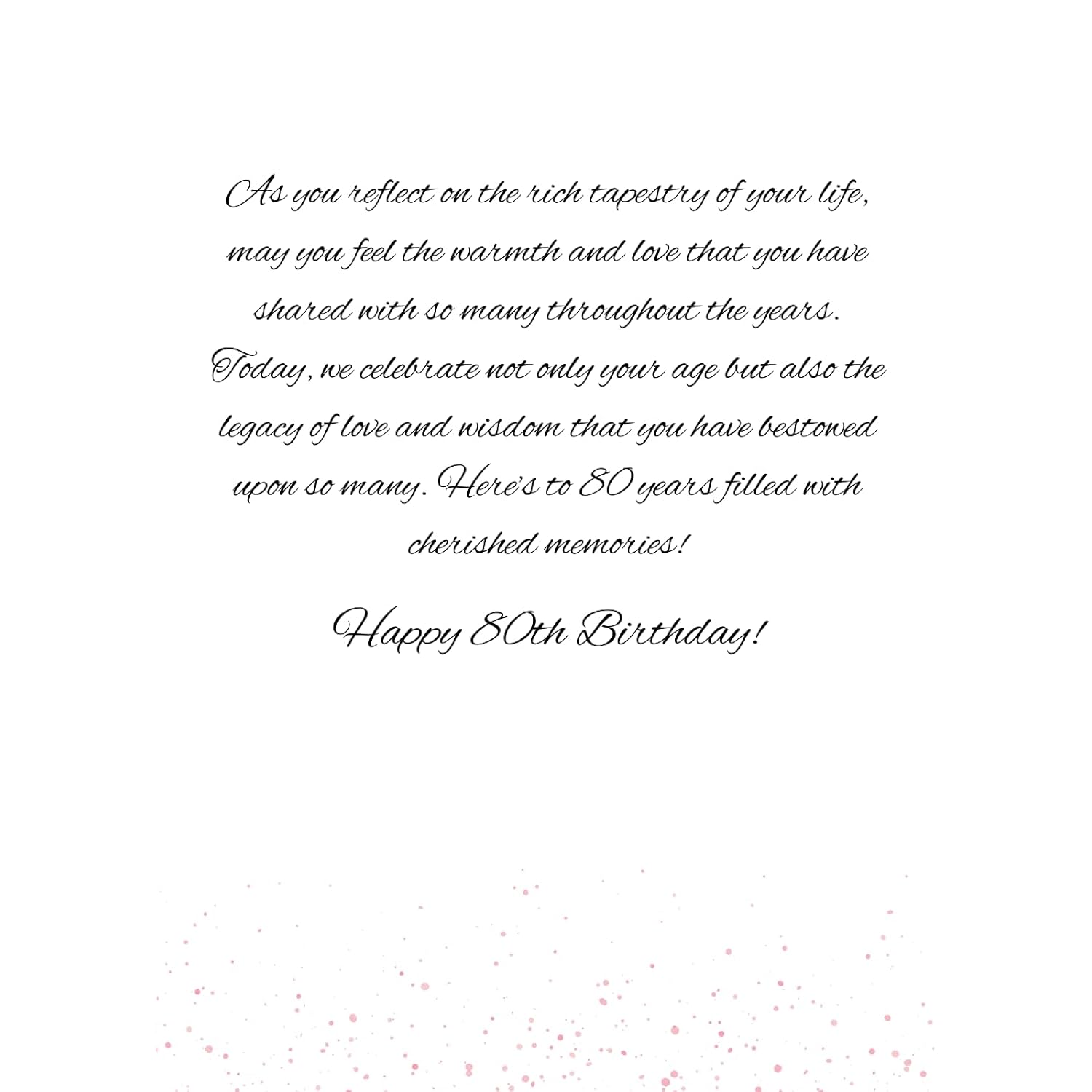 80Th Birthday Card, 80 Years Old, Birthday Card For Grandmother