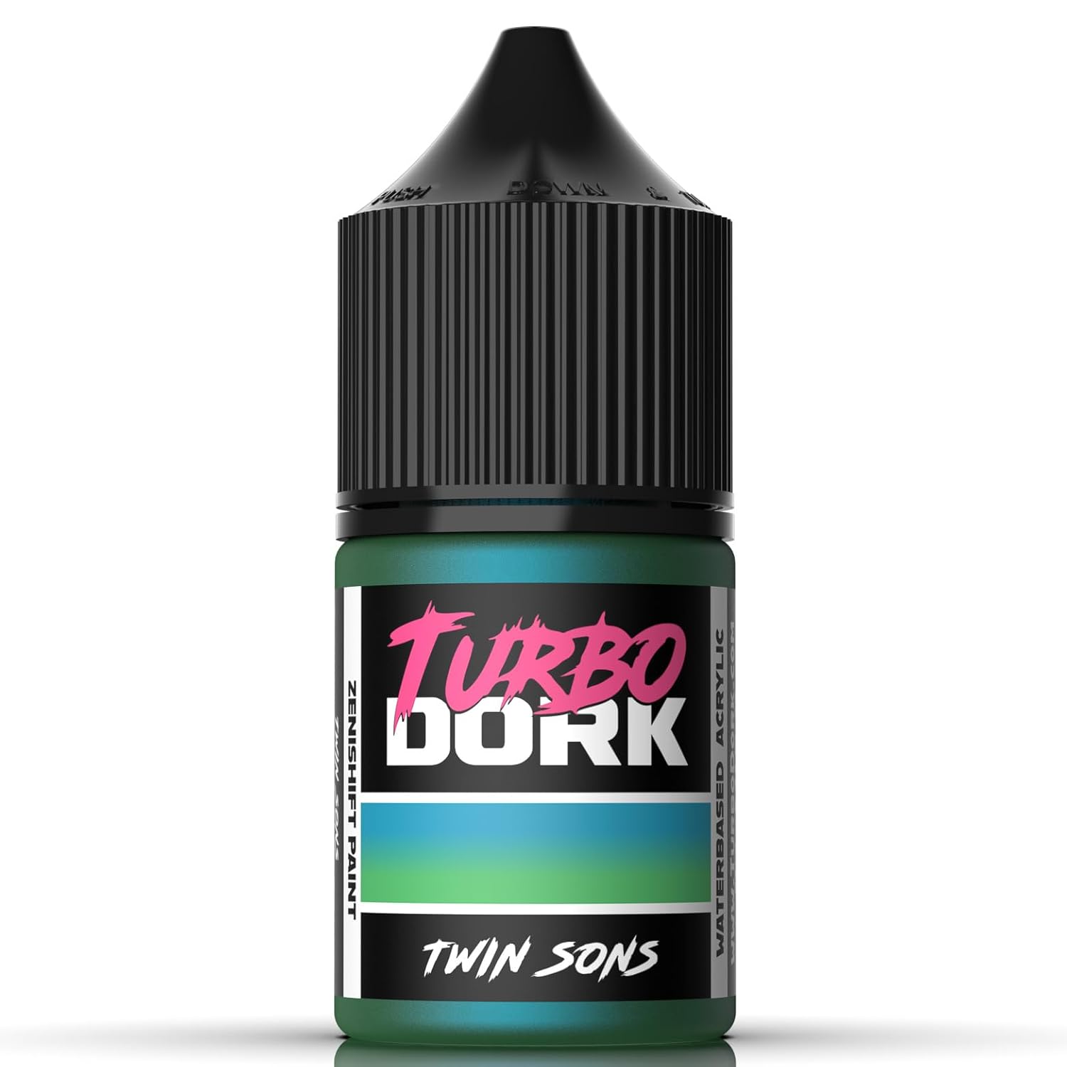Twin Sons Zenishift Acrylic Paint 22Ml Bottle - Water-Based Non-Toxic Metallic Color Shifting Paint